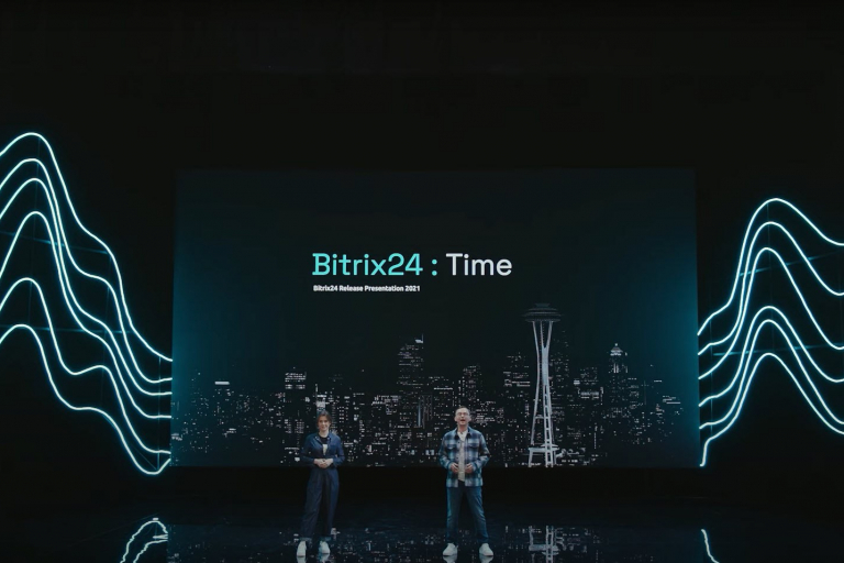 Bitrix Release-Präsentation: Die Zeit läuft ... für uns alle.