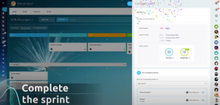 Bitrix time complete the sprint scrum team