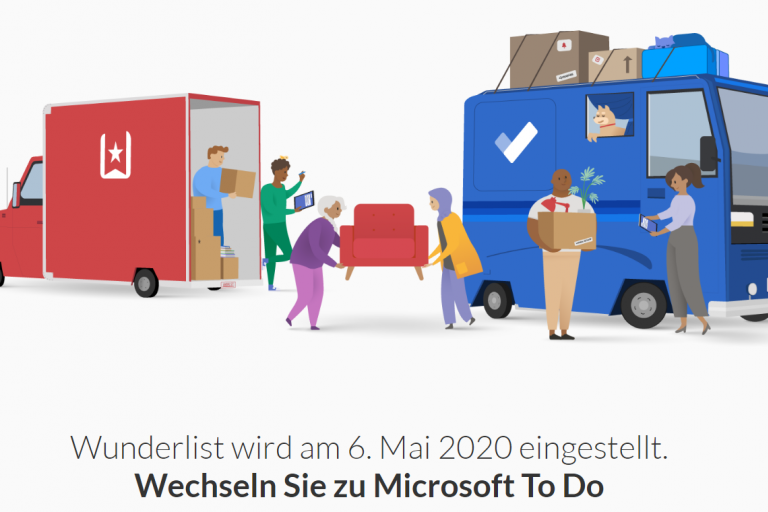 Wunderlist stellt seinen Dienst ein und überträgt alles zu Microsoft To Do. Wechsel ist bis 6. Mai möglich.