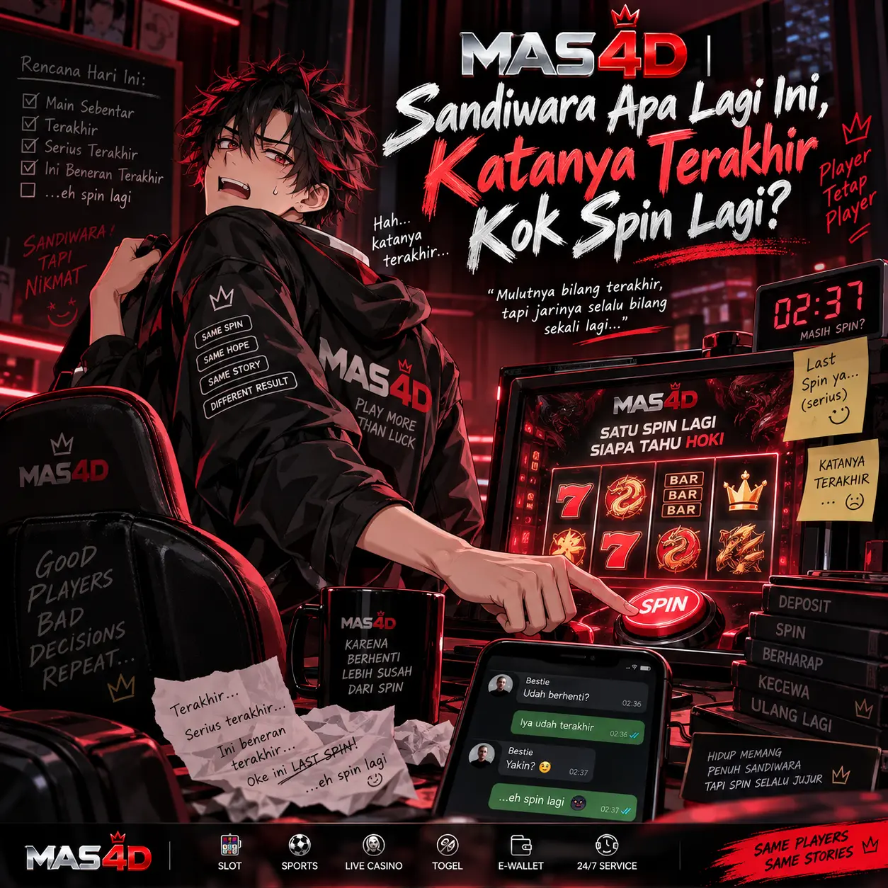 banner MAS4D: Pilihan slot online dengan slot gacor, freespin, dan akses cepat