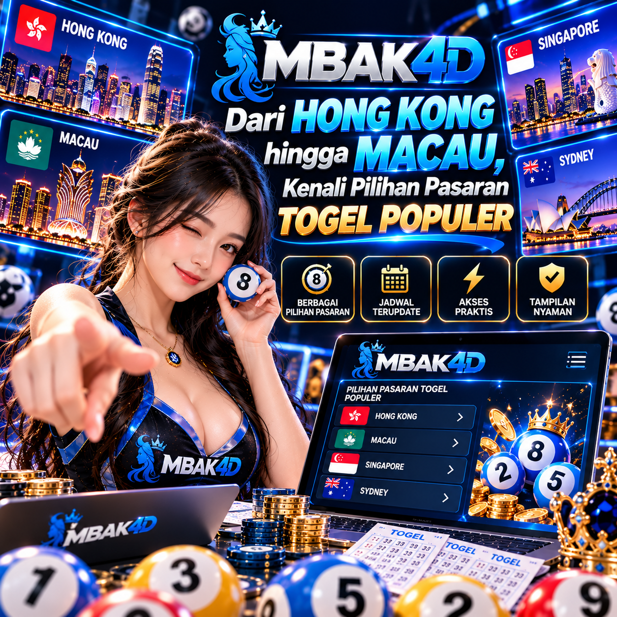MBAK4D | Dari Hong Kong hingga Macau, Kenali Pilihan Pasaran Togel Populer