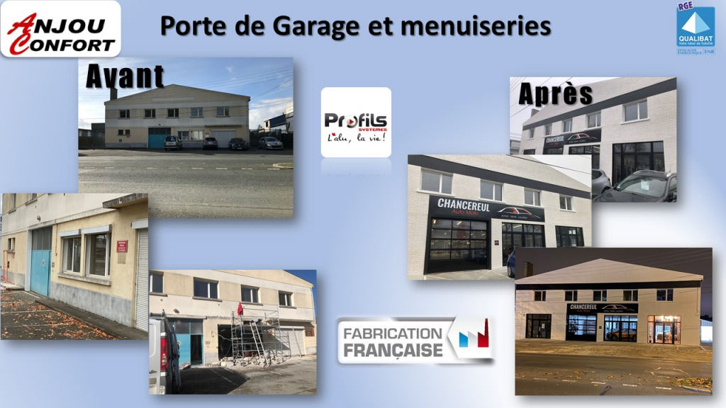 Porte de garage : Avant/Après