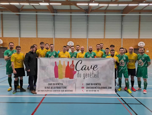 La Cave du Genêteil soutient le sport local en sponsorisant deux clubs de futsal : Alerte Sportive Balléenne et Athletic Laigné Loigné