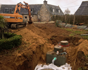 <b>Installation de récupération</b> d’eau de pluie