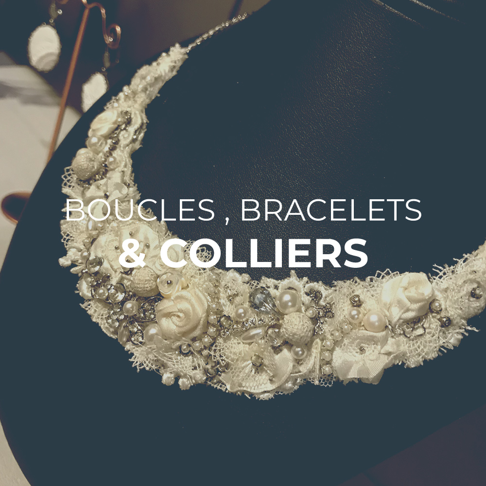 Quelques exemples de boucles, bracelets & colliers sur-mesure