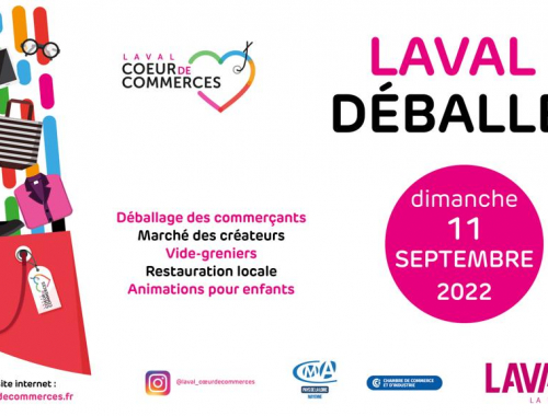 Etats d'Ame participe à Laval Déballe, la braderie de commerçants lavallois le 11 septembre 2022