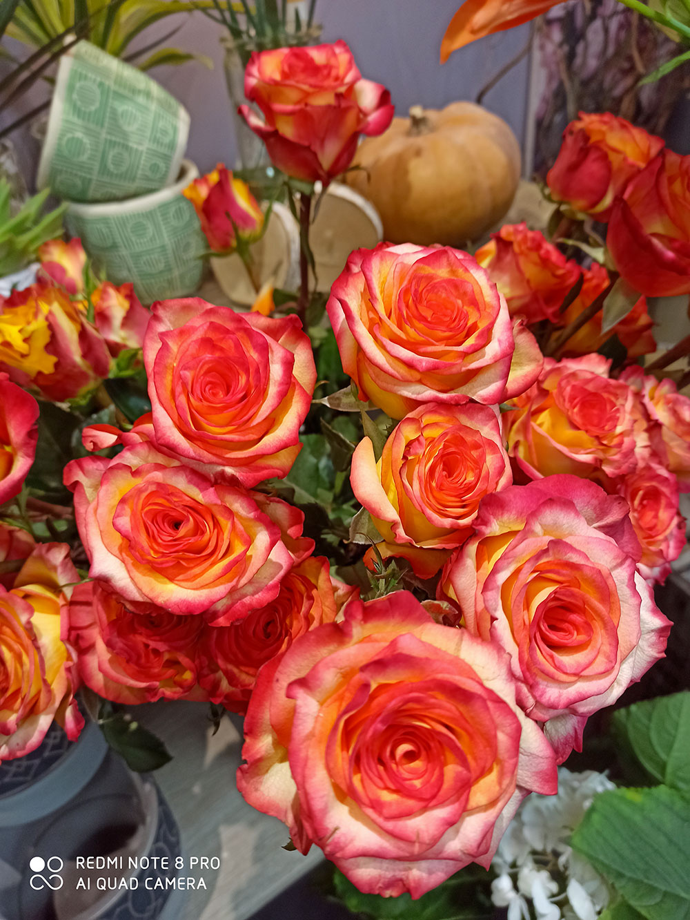 n°29 Bouquet de 9 Roses Equateur orange 28€90 - GIRARD FLEURS