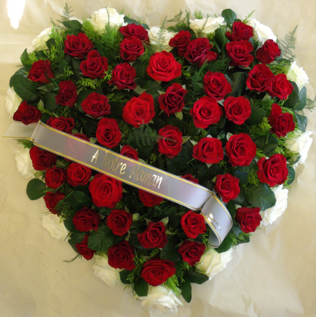n°106 Coeur de roses à partir de 150€ - GIRARD FLEURS