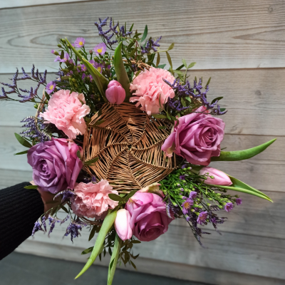 Bouquet rond structure