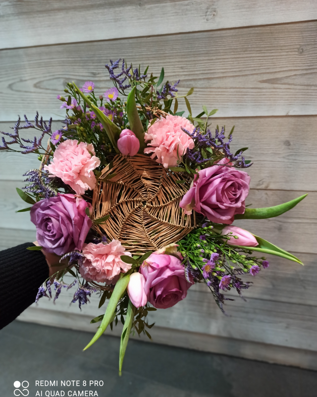 Bouquet rond structure