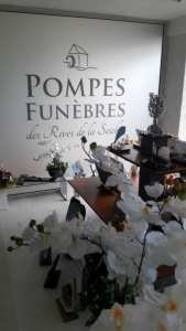 Fleurs par les Pompes Funèbres des Rives de la Seiche