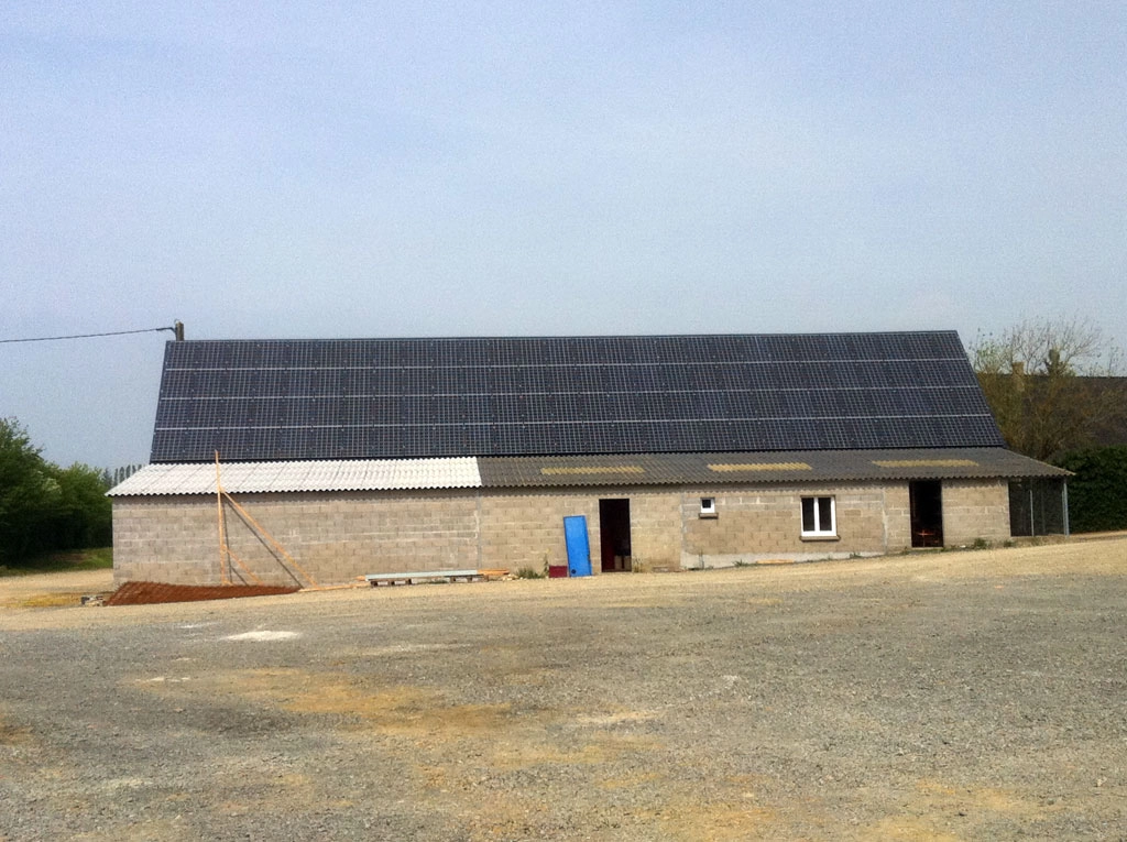 Photovoltaïque pour bâtiment agricole