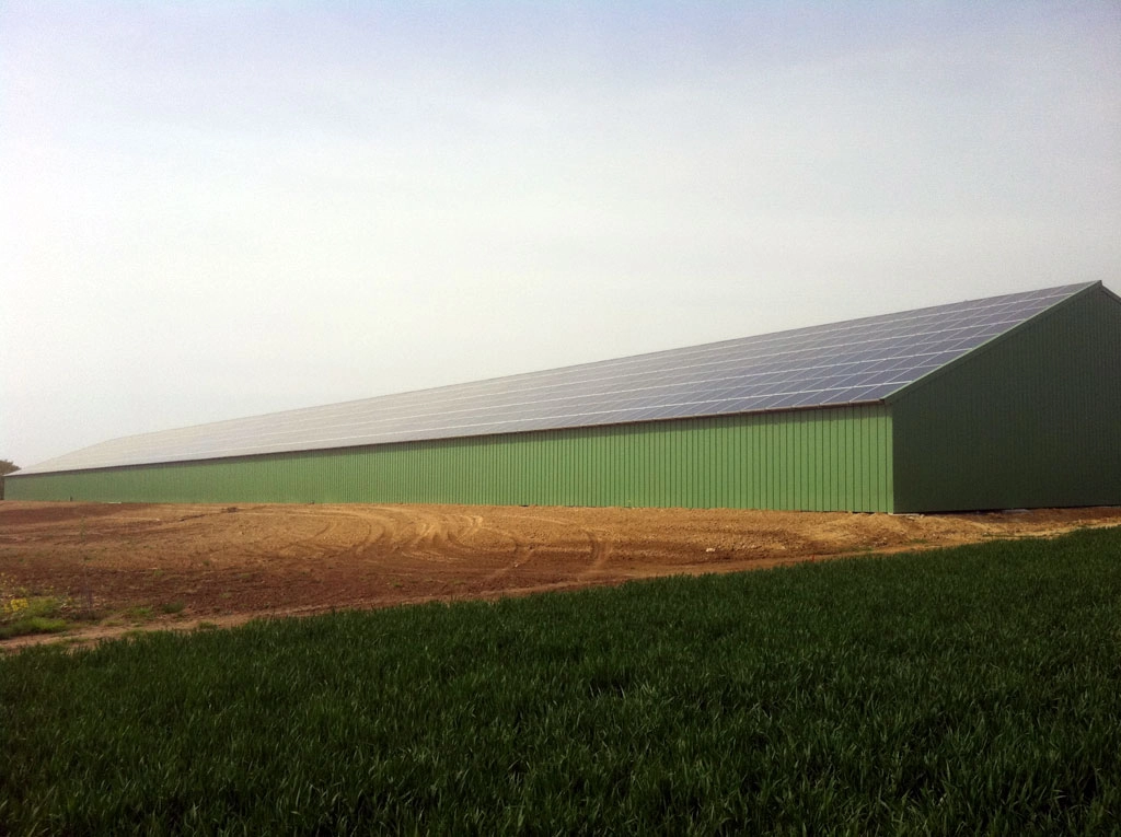 Photovoltaïque pour bâtiment agricole