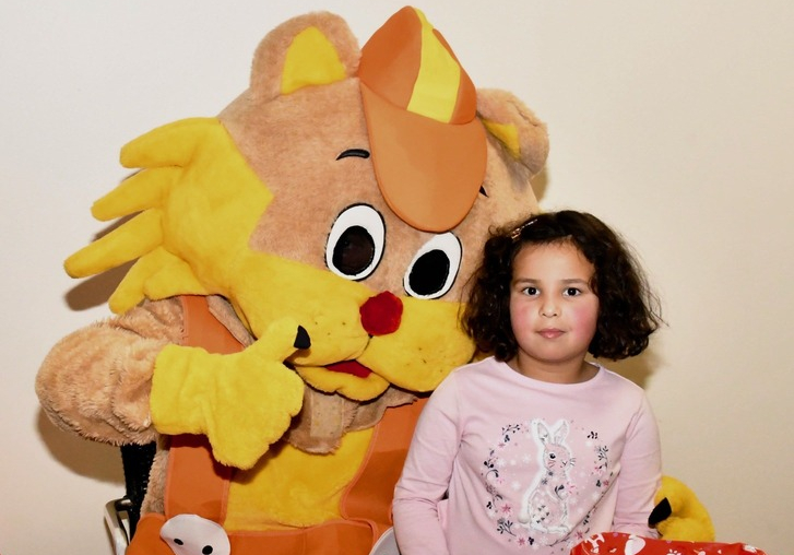 Anniversaire mascotte Schatzi Park