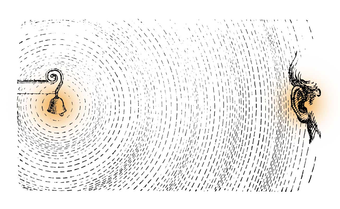 illustration propagation son cloche