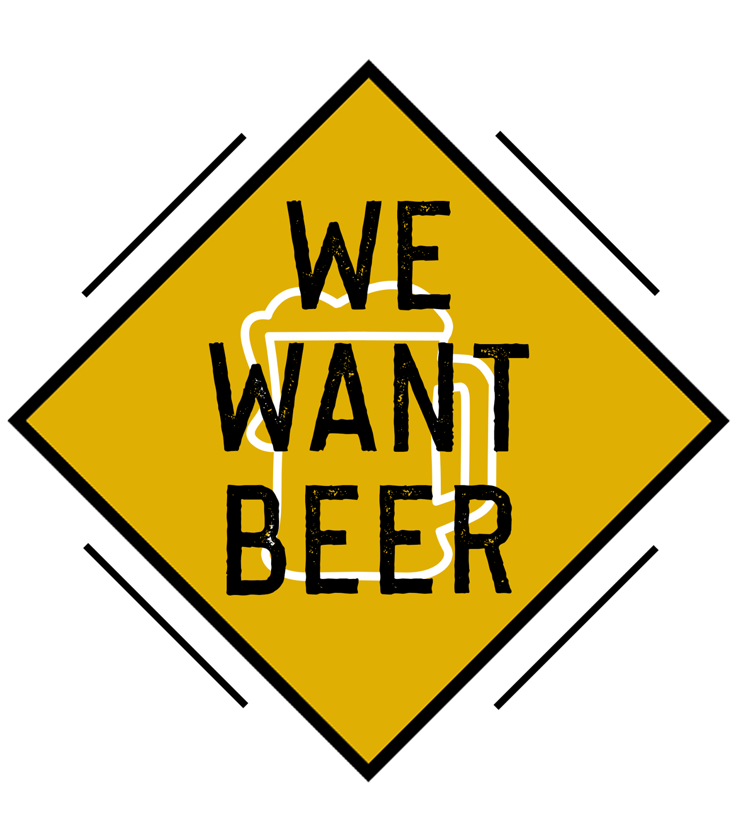 logo We Want Beer