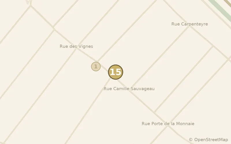 Plan du quartier autour de La Charcuterie