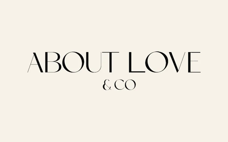 Logo de la boutique de robes de mariée About Love, à Bordeaux