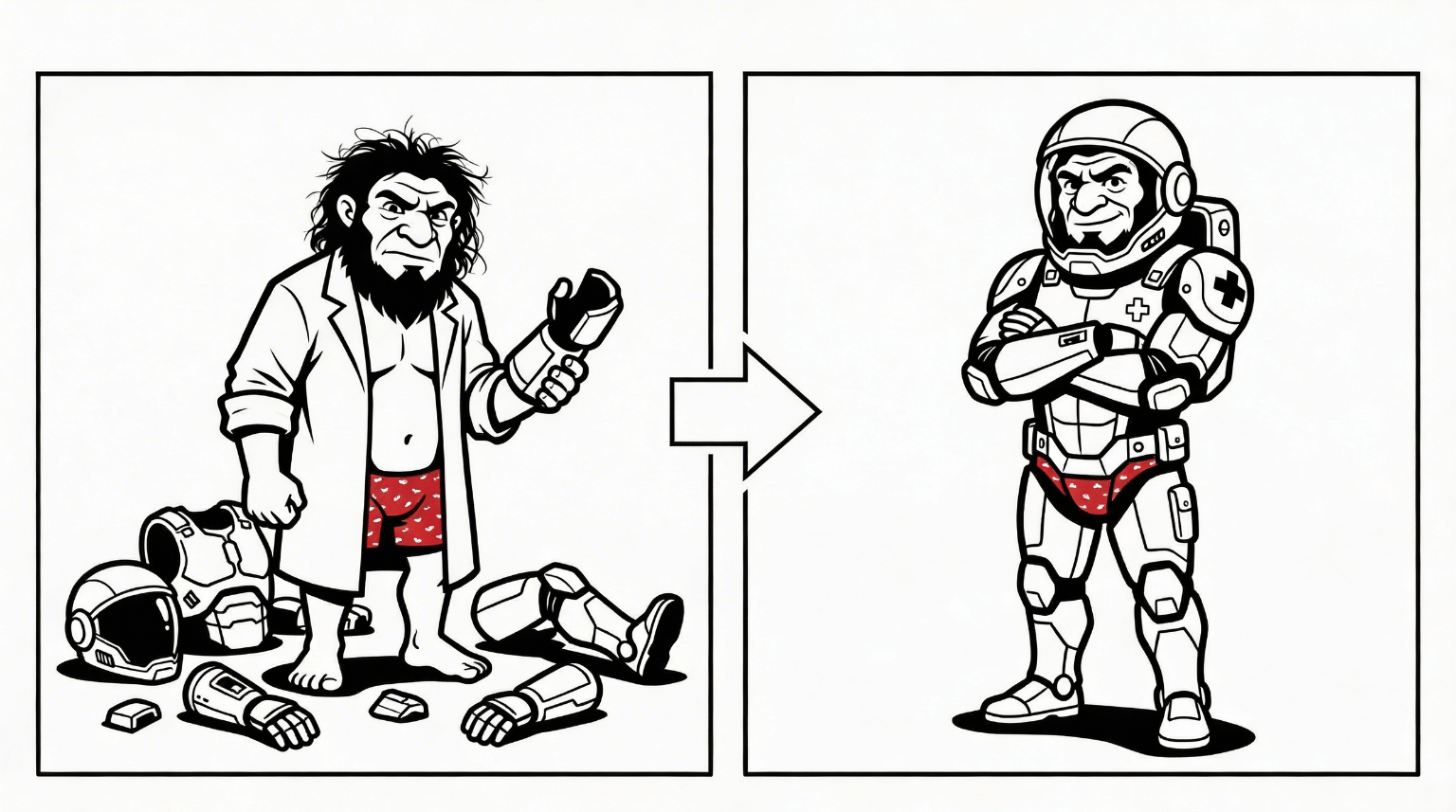 Médico Aumentado Comic