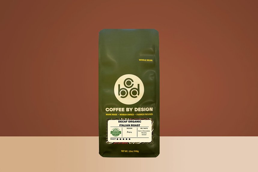 Decaf Organic Italian Roast by Coffee By Design - main image