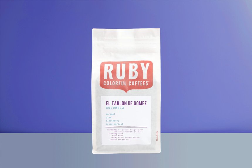 Colombia El Tablon de Gomez by Ruby Coffee Roasters - main image