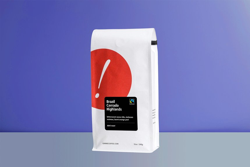 Brazil Cerrado Highlands  Certified Fairtrade by Gimme Coffee - main image