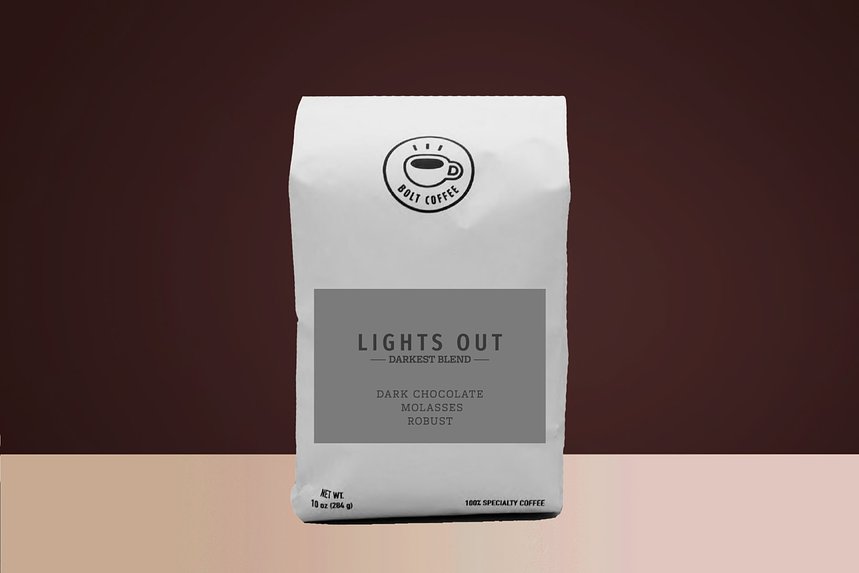Lites Out  Darkest Blend by Bolt Coffee Co - main image