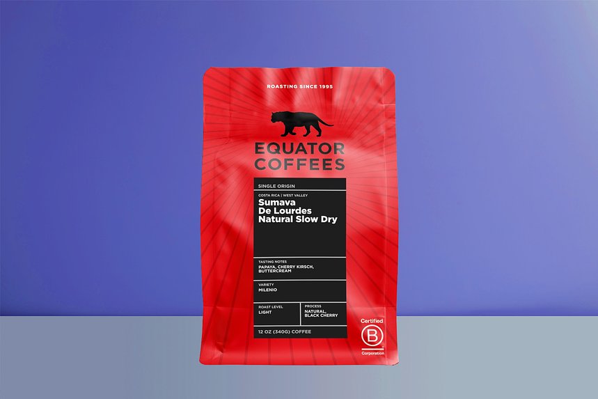 Costa Rica Sumava de Lourdes Natural Slow Dry by Equator Coffees - main image