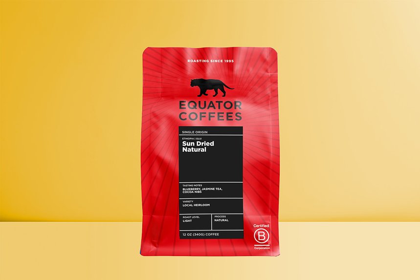 Ethiopia Sun Dried Natural by Equator Coffees - main image