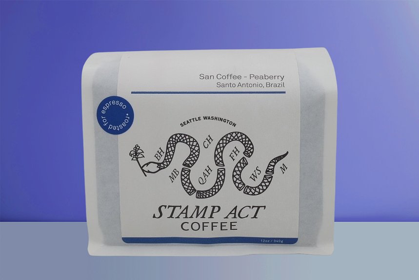 San Coffee Peaberry  Brazil by Stamp Act - main image