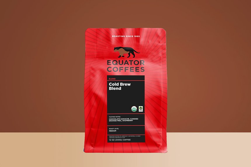 Cold Brew Blend Fair Trade Organic by Equator Coffees - main image