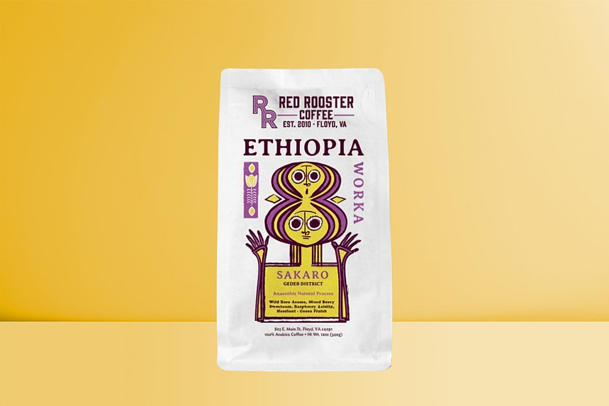 Ethiopia Worka Sakaro Anaerobic Natural by Red Rooster Coffee - main image