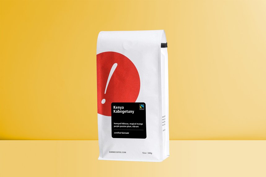 Kenya Kabngetuny  Certified Fairtrade by Gimme Coffee - main image