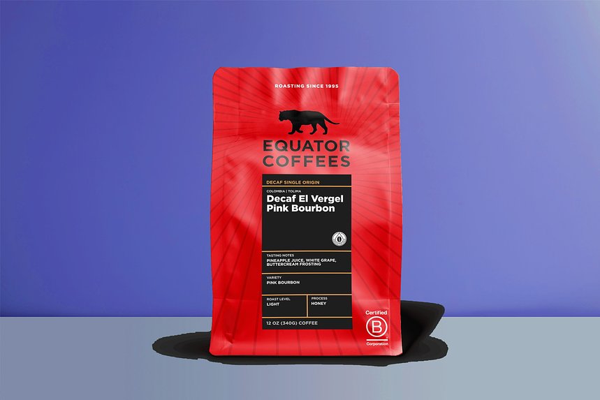 Decaf Colombia El Vergel Pink Bourbon