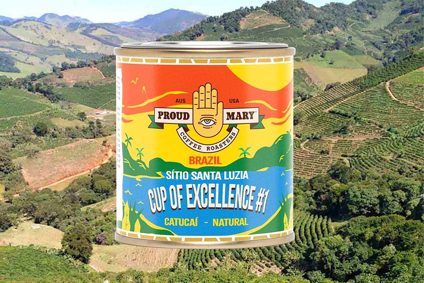 Brazil Sitio Santa Luzia First Place Cup of Excellence by Proud Mary Coffee - main image