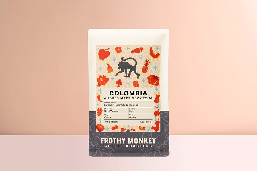 Colombia Andres Martinez Gesha by Frothy Monkey Coffee Roasters - main image