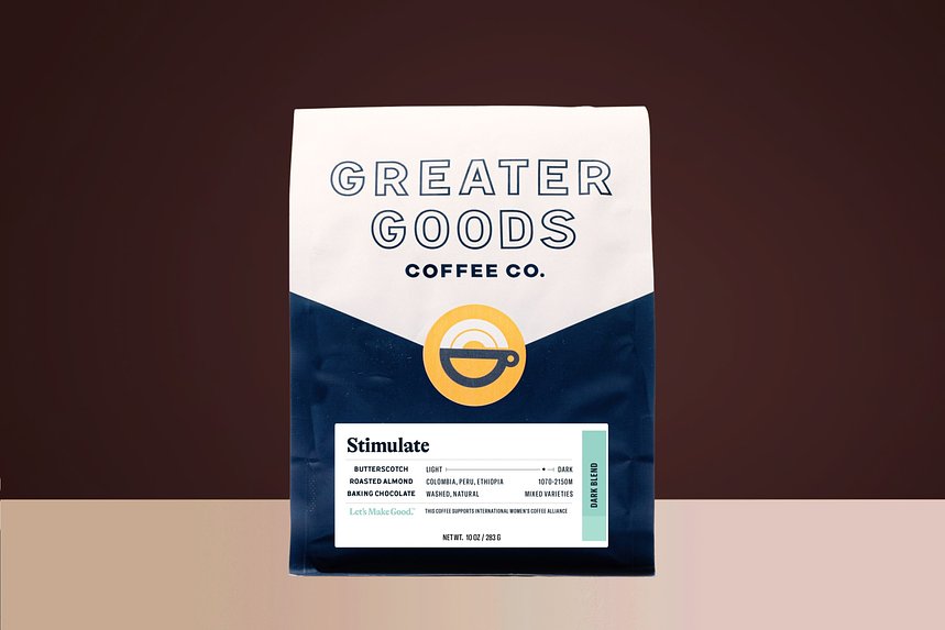Stimulate  Dark Blend by Greater Goods Coffee Co - main image
