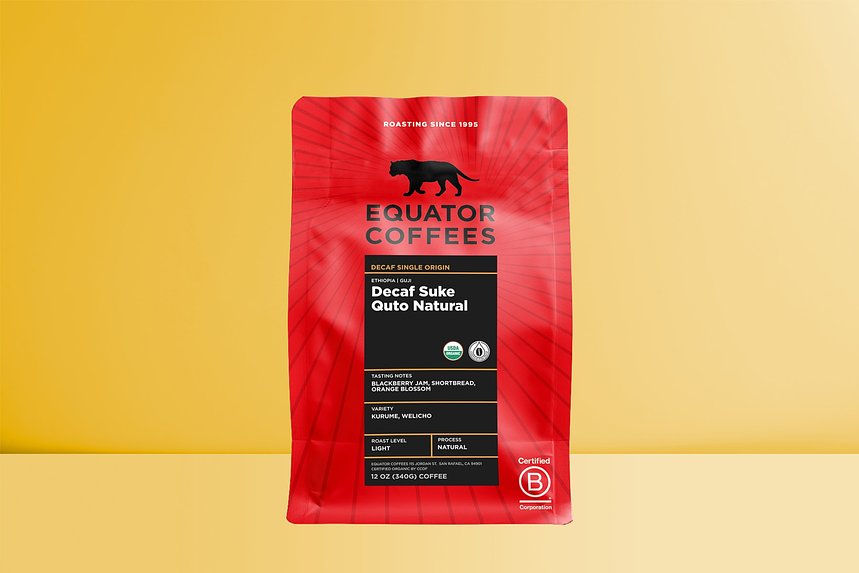 Decaf Ethiopia Suke Quto Natural by Equator Coffees - main image