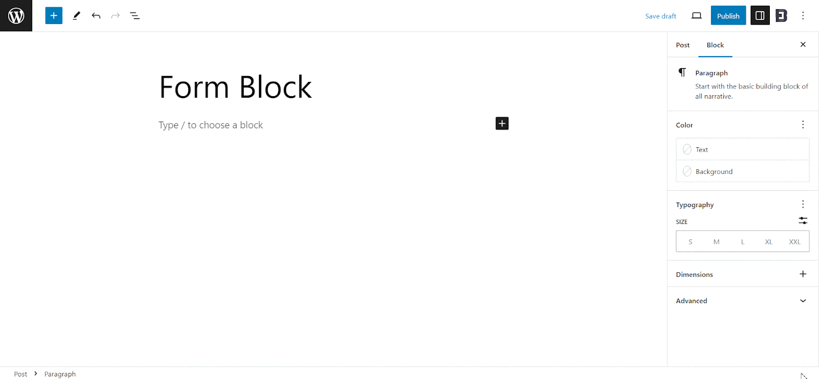 Form Block