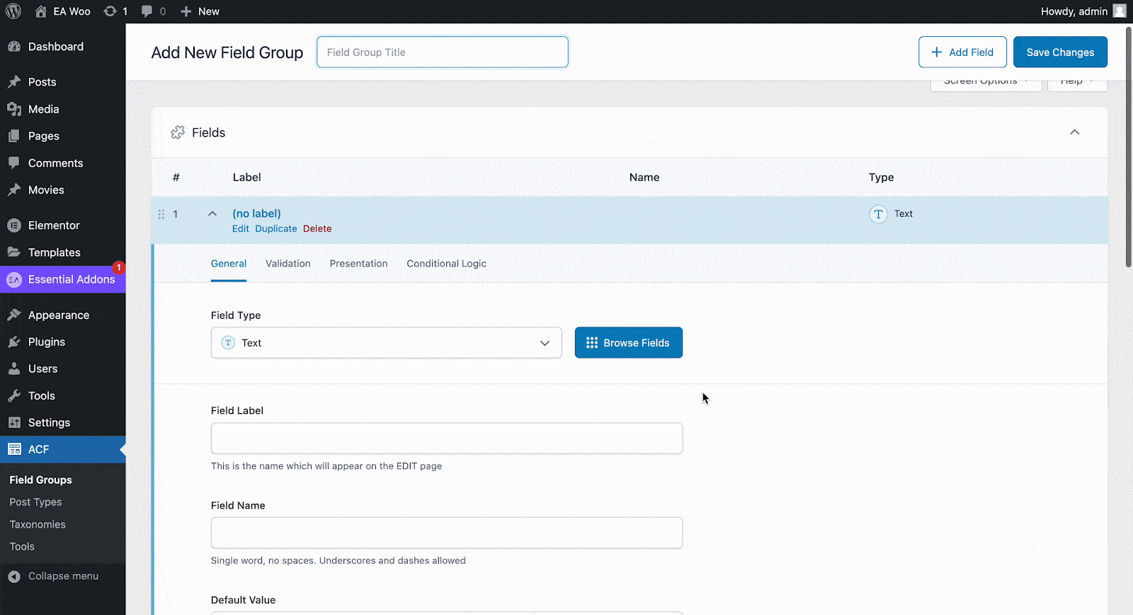 Advanced Custom Fields