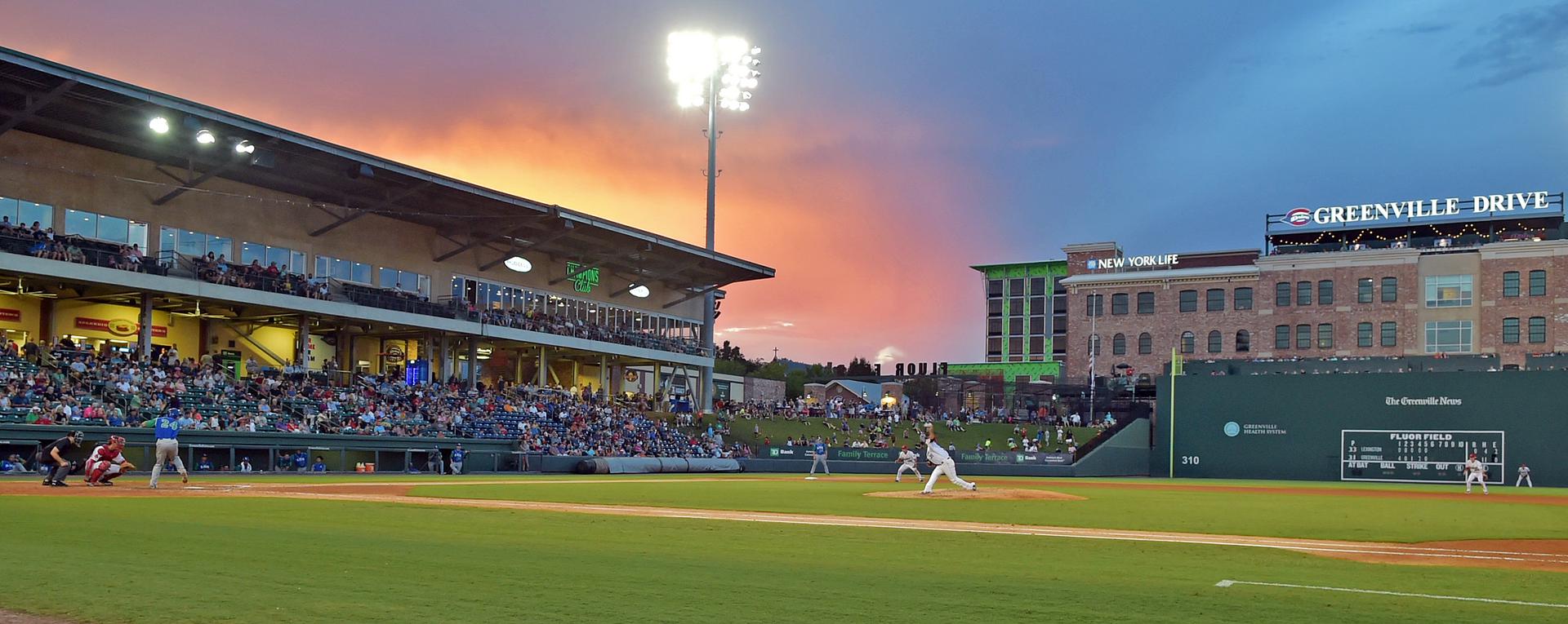 Greenville Drive vs. Asheville Tourists at Fluor Field photos