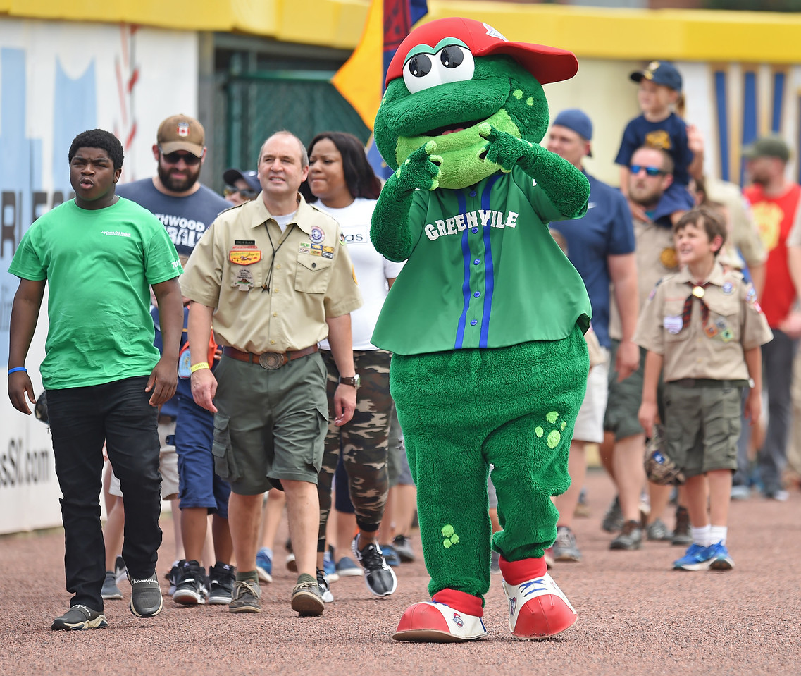 greenville drive mascot