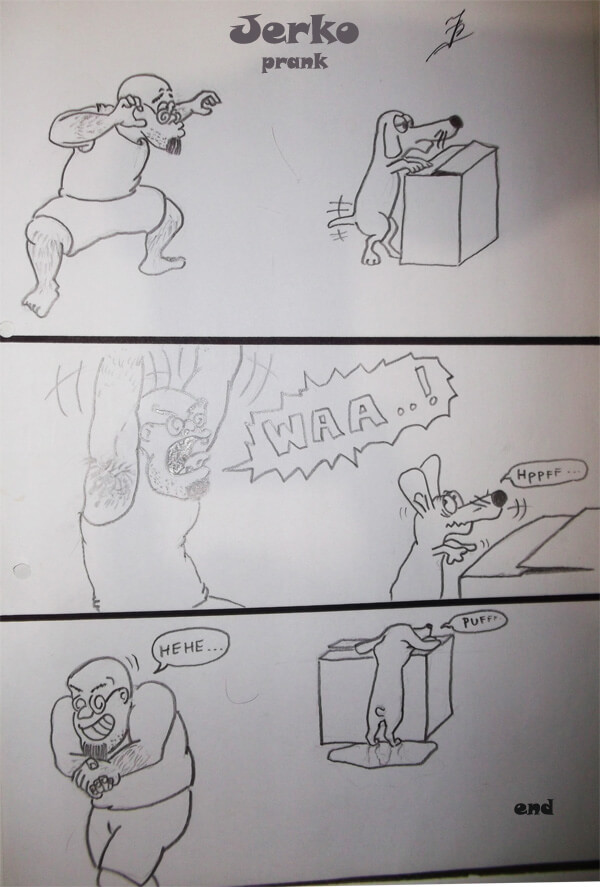 Monkey Raptor comic: Jerko #2