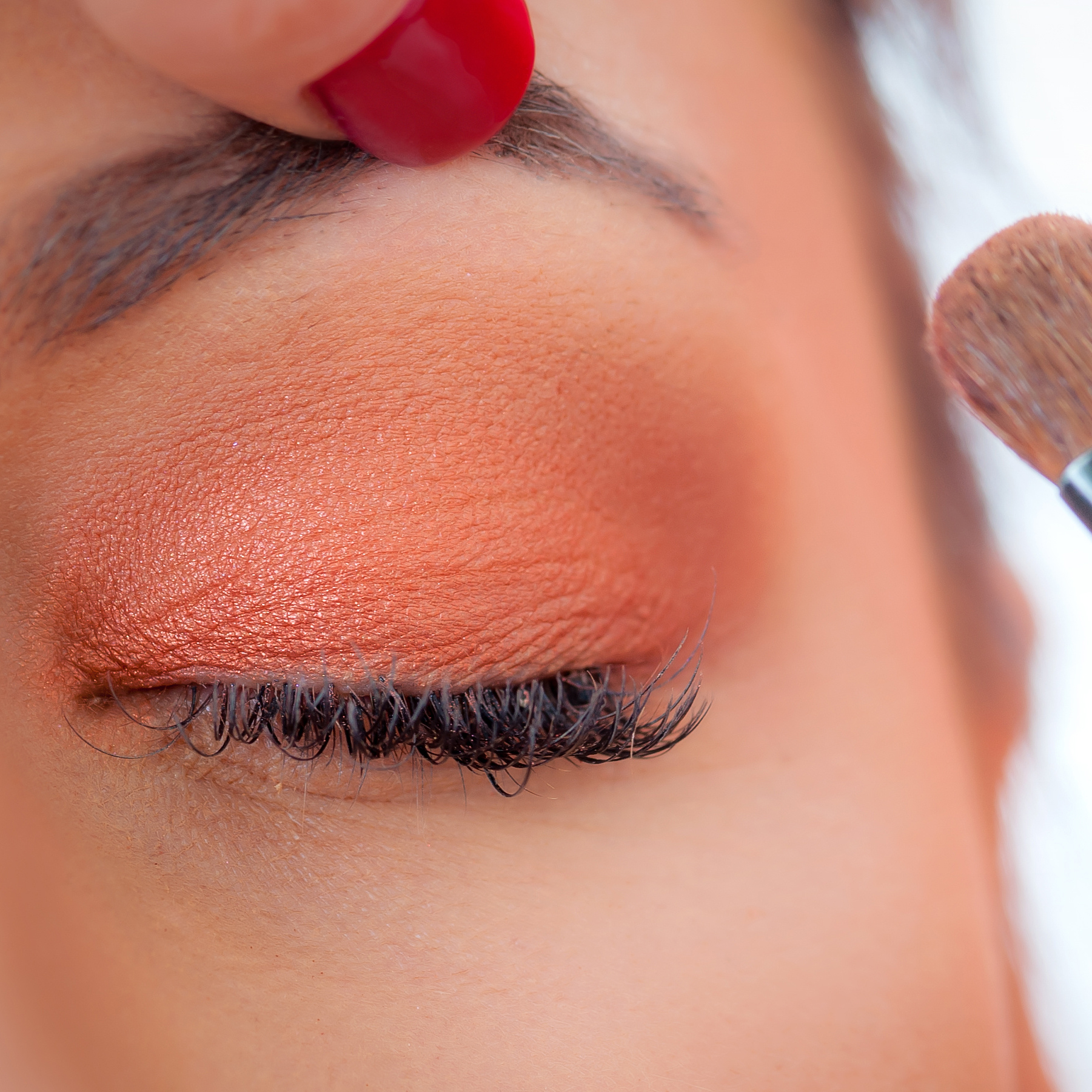 Copper Eyeshadow Look