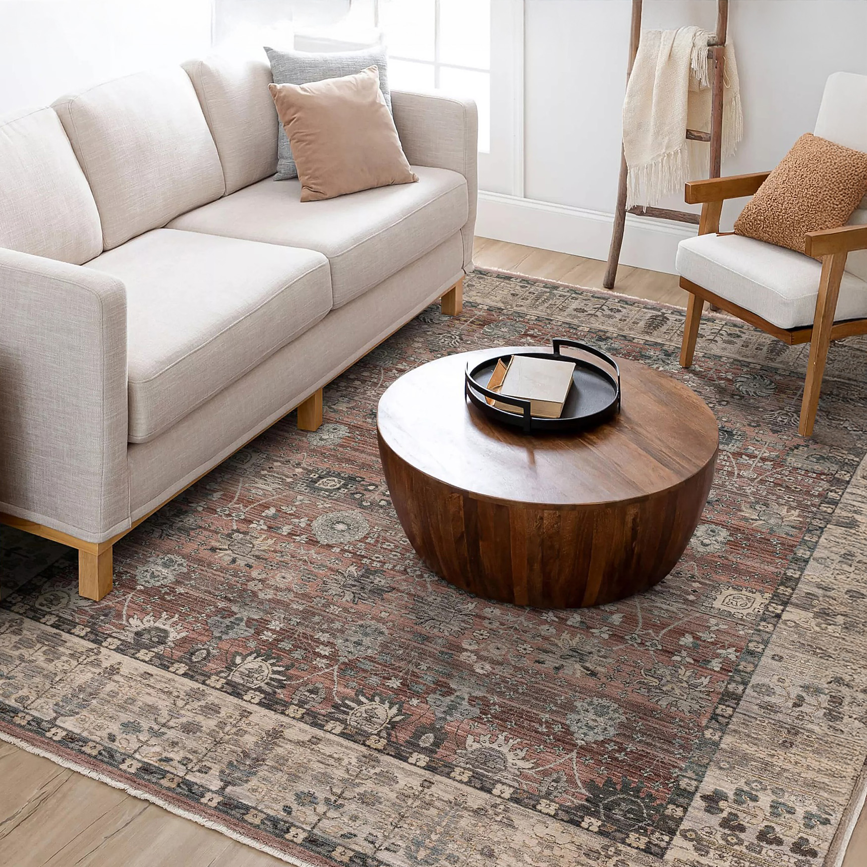 Living room area rug