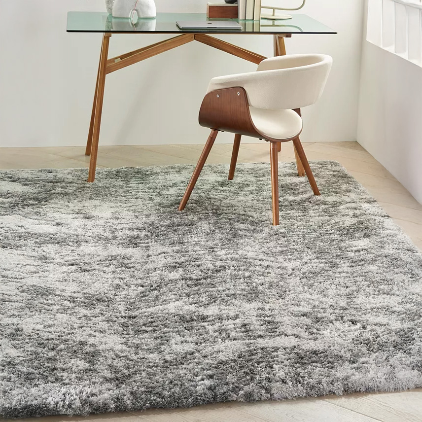 Shag area rug