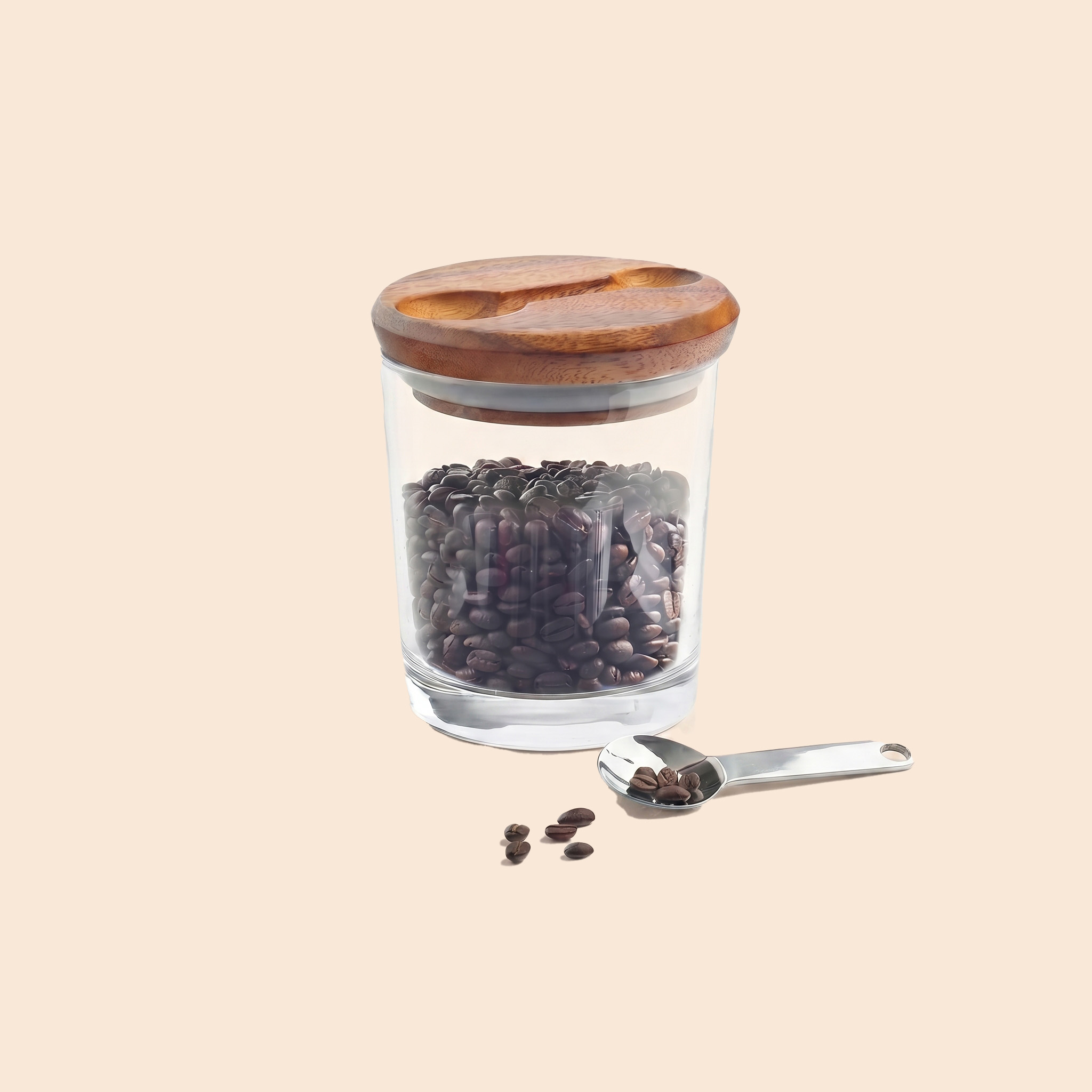 Coffee glass container