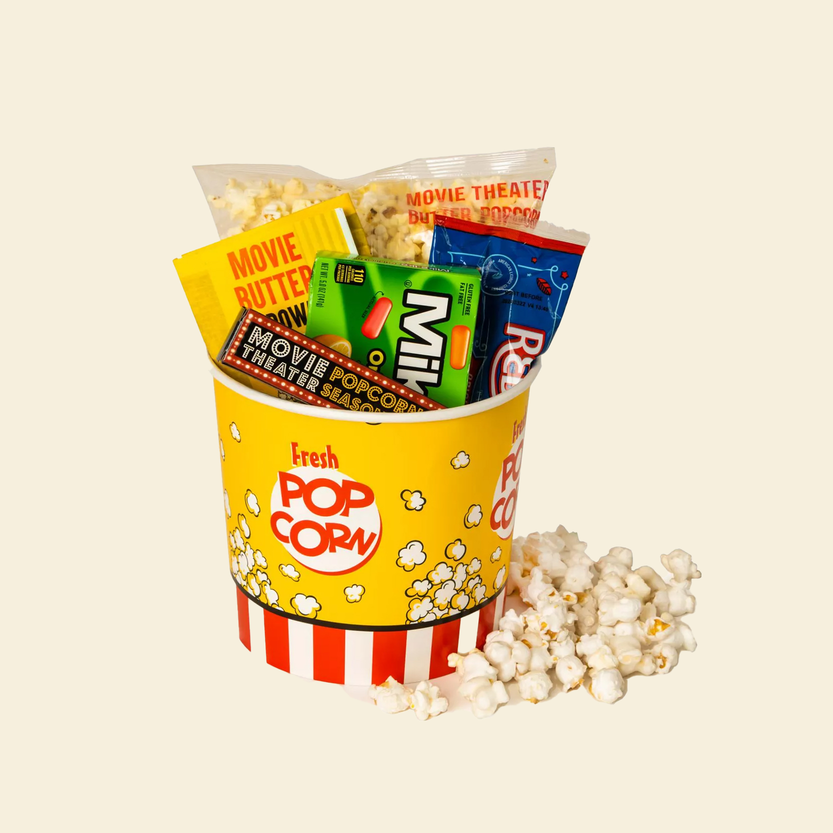Popcorn and candy bucket