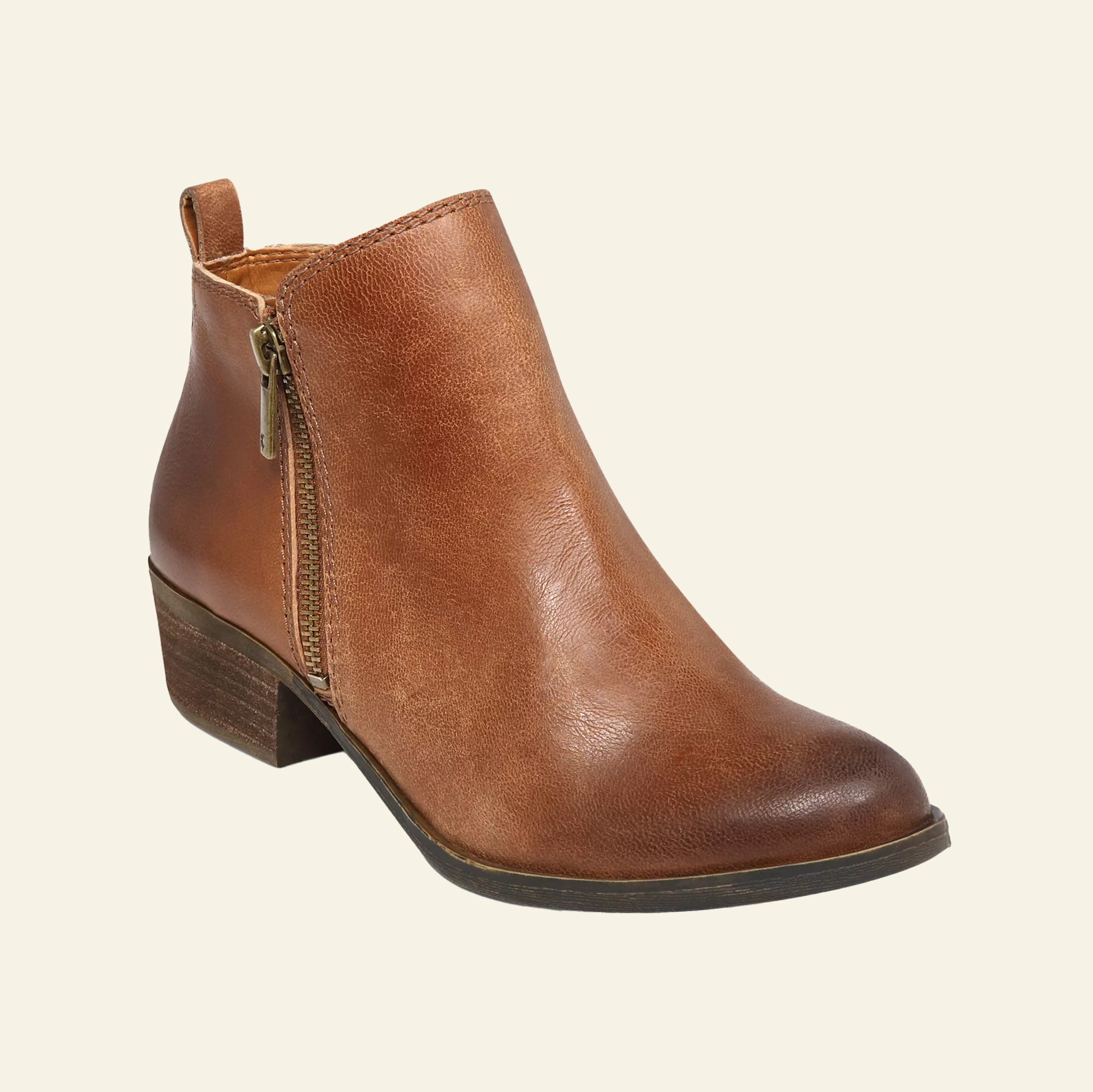 brown dress booties for women Oak & Hyde Rita Ankle Boot (Women) - Dark Brown