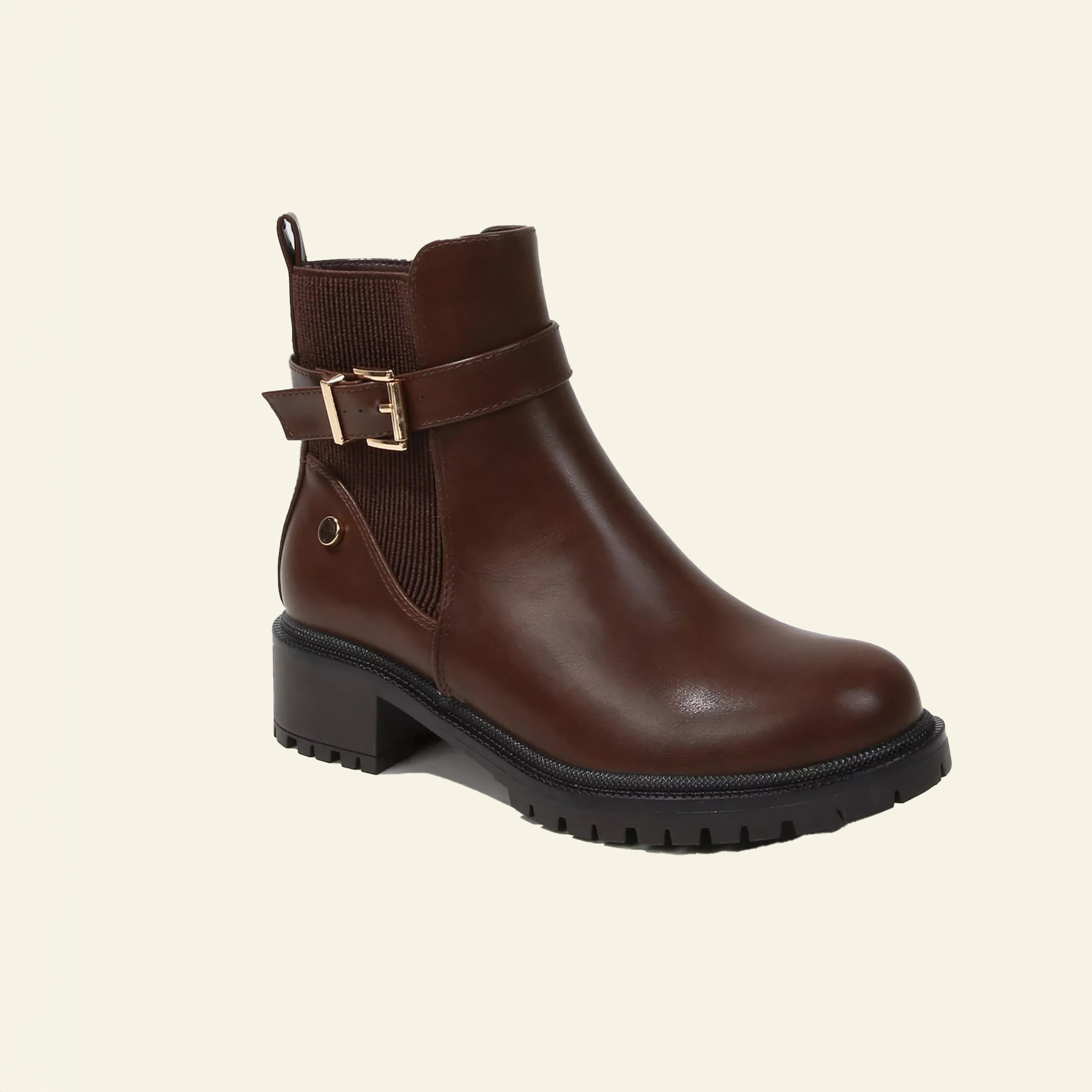 Fall brown chelsea boots